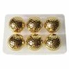 GolfBasic Golden Plated Training Ball For Gift & Practise (Pack Of 4)