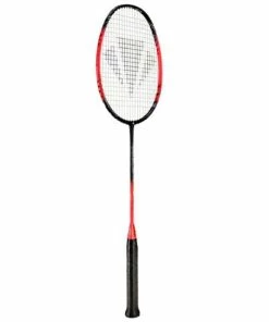 Carlton Thunder ShoX 1300 Strung Badminton Racket (Black/Orange)