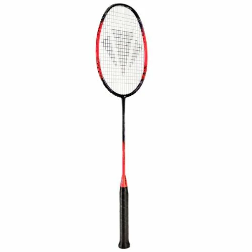 Carlton Thunder ShoX 1300 Strung Badminton Racket (Black/Orange)