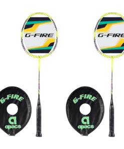 Apacs Badminton Rackets Apacs G-Fire 100 Strung Badminton Racquet (2 Pcs Racket Offer)