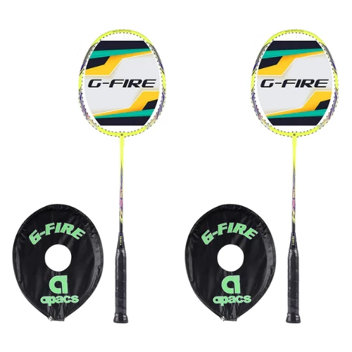 Apacs Badminton Rackets Apacs G-Fire 100 Strung Badminton Racquet (2 Pcs Racket Offer)