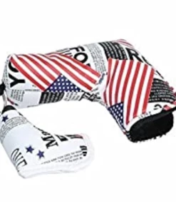 Head Covers GolfBasic Blade Putter Cover With Custom Key Ring Pin