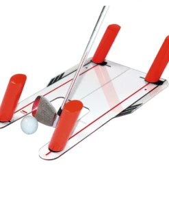 GolfBasic Putting Mats & Cups Golf Putting Alignment Mirror & Swing Training Aid