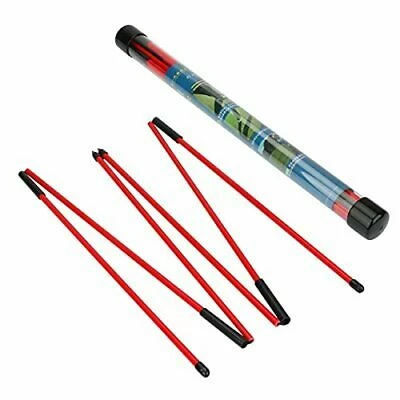 GolfBasic Foldable Alignment Sticks (Pair) Practice Accessories