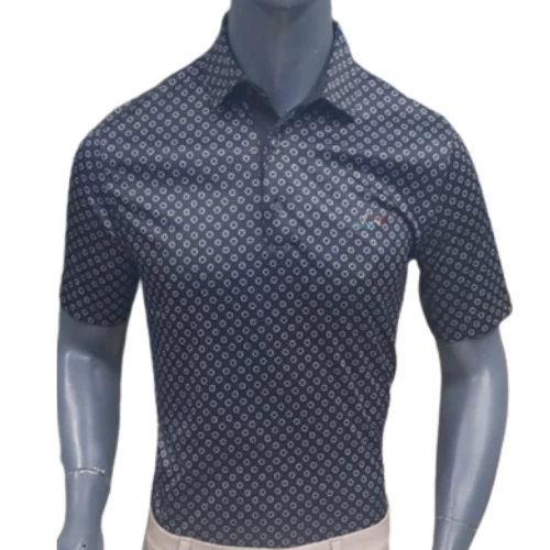 Greg Norman Men's Around The Course Print Polo T-Shirt (US Size) Apparels