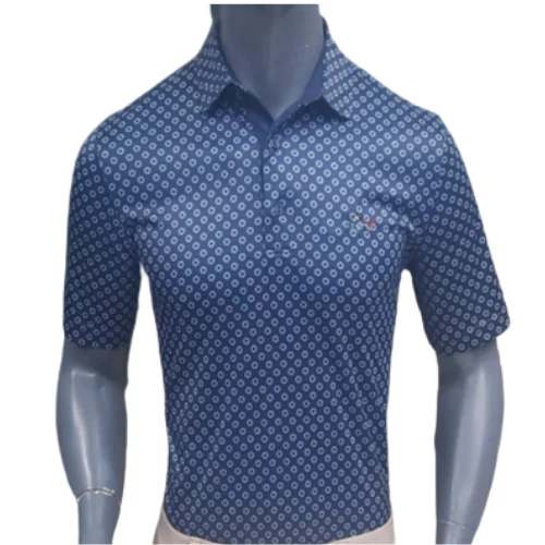 Greg Norman Men's Around The Course Print Polo T-Shirt (US Size) Apparels