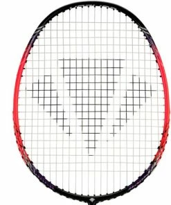 Carlton Thunder ShoX 1300 Strung Badminton Racket (Black/Orange)