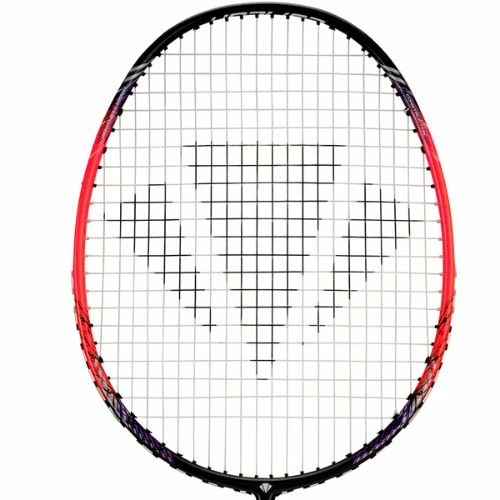 Carlton Thunder ShoX 1300 Strung Badminton Racket (Black/Orange)