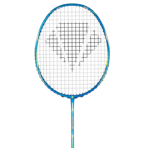 Carlton Isoblade 1.0 Strung Badminton Racket-Electric Blue Carlton Badminton Rackets