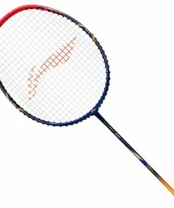 Li-Ning Badminton Rackets Li-Ning G-Force 3500 Superlite Strung Badminton Racquet (Navy/Red)