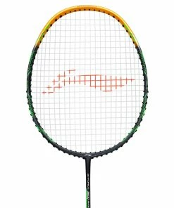 Li-Ning G-Force 3600 Superlite Strung Badminton Racquet (Dark Grey/Gold)