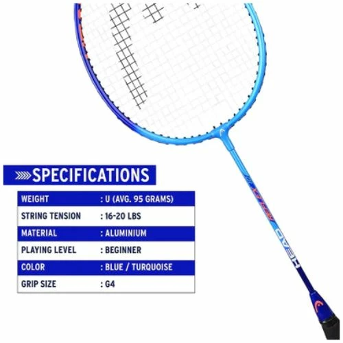 Head Reflex 10 Badminton Racquet Head Badminton Rackets