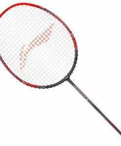 Li-Ning Badminton Rackets Li-Ning 3D Caliber X Boost Unstrung Badminton Racket (Dark Grey/Red)