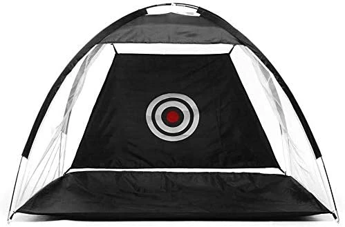 Practice Net & Hitting Mats GolfBasic Foldable Golf Practice BLACK Cage Net