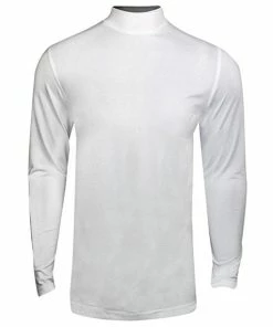 Greg Norman Mock Neck Long Sleeve T-Shirt (US Size)