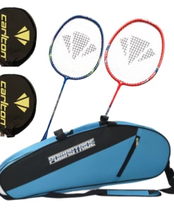 Carlton Badminton Rackets Carlton Solar 500 Badminton Racket (2 Pcs Racket & Powastride Kit Bag)