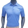 Greg Norman Men's Around The Course Print Polo T-Shirt (US Size) Apparels