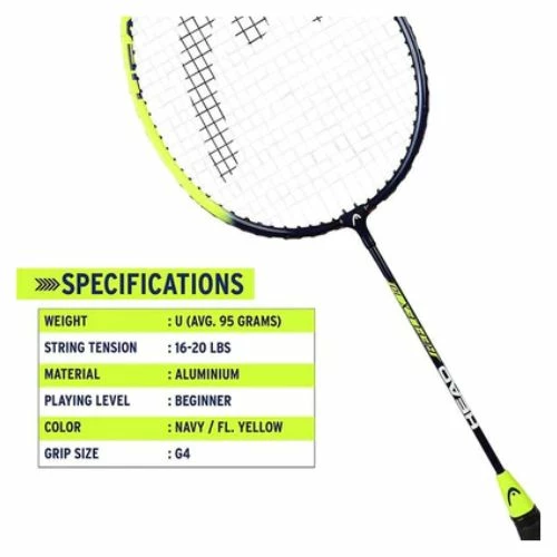 Head Reflex 10 Badminton Racquet Head Badminton Rackets