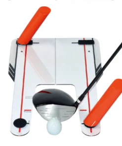 GolfBasic Putting Mats & Cups Golf Putting Alignment Mirror & Swing Training Aid