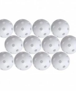 Swing Practice & Correction Tools GolfBasic Perforated Plastic Golf Balls For Practice (24 Ball Pack)