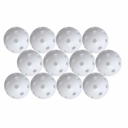 Swing Practice & Correction Tools GolfBasic Perforated Plastic Golf Balls For Practice (24 Ball Pack)