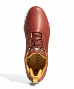 Adidas Flopshot Spikeless Golf Shoes (Tan/Green)