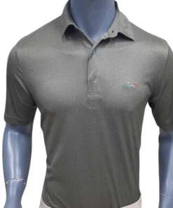 Greg Norman Men's Fore Squared Print Polo T-Shirt (US Size) Apparels