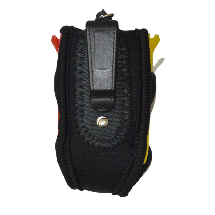 GolfBasic Black Neoprene Ball Pouch