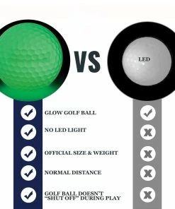 GolfBasic Glow Balls (Pack Of 4)