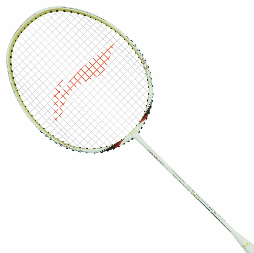 Li-Ning Wind Lite 700 Unstrung Badminton Racket (White/Red) Li-Ning Badminton Rackets