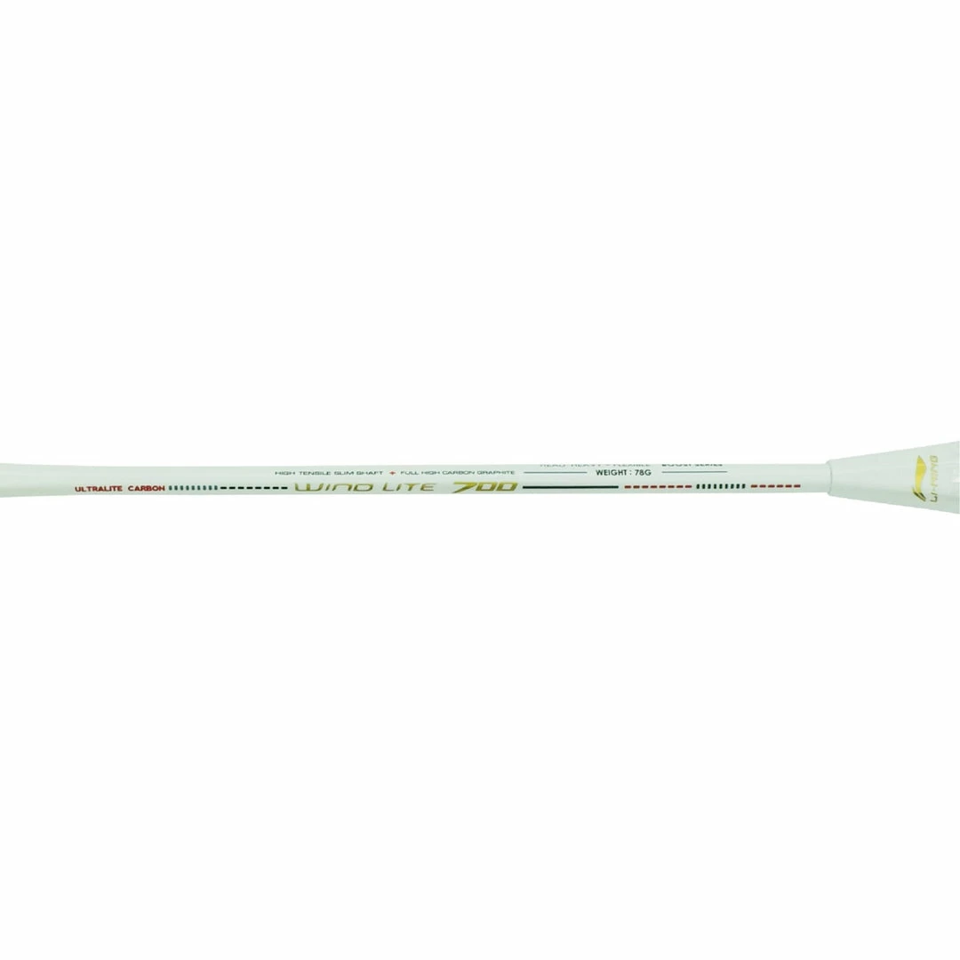Li-Ning Wind Lite 700 Unstrung Badminton Racket (White/Red) Li-Ning Badminton Rackets