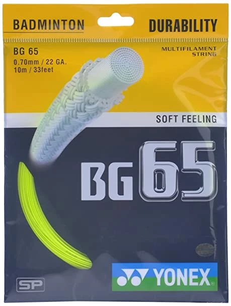 Yonex BG 65 Badminton String (Assorted)