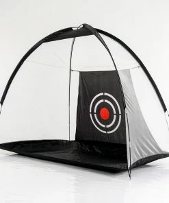 Practice Net & Hitting Mats GolfBasic Foldable Golf Practice BLACK Cage Net