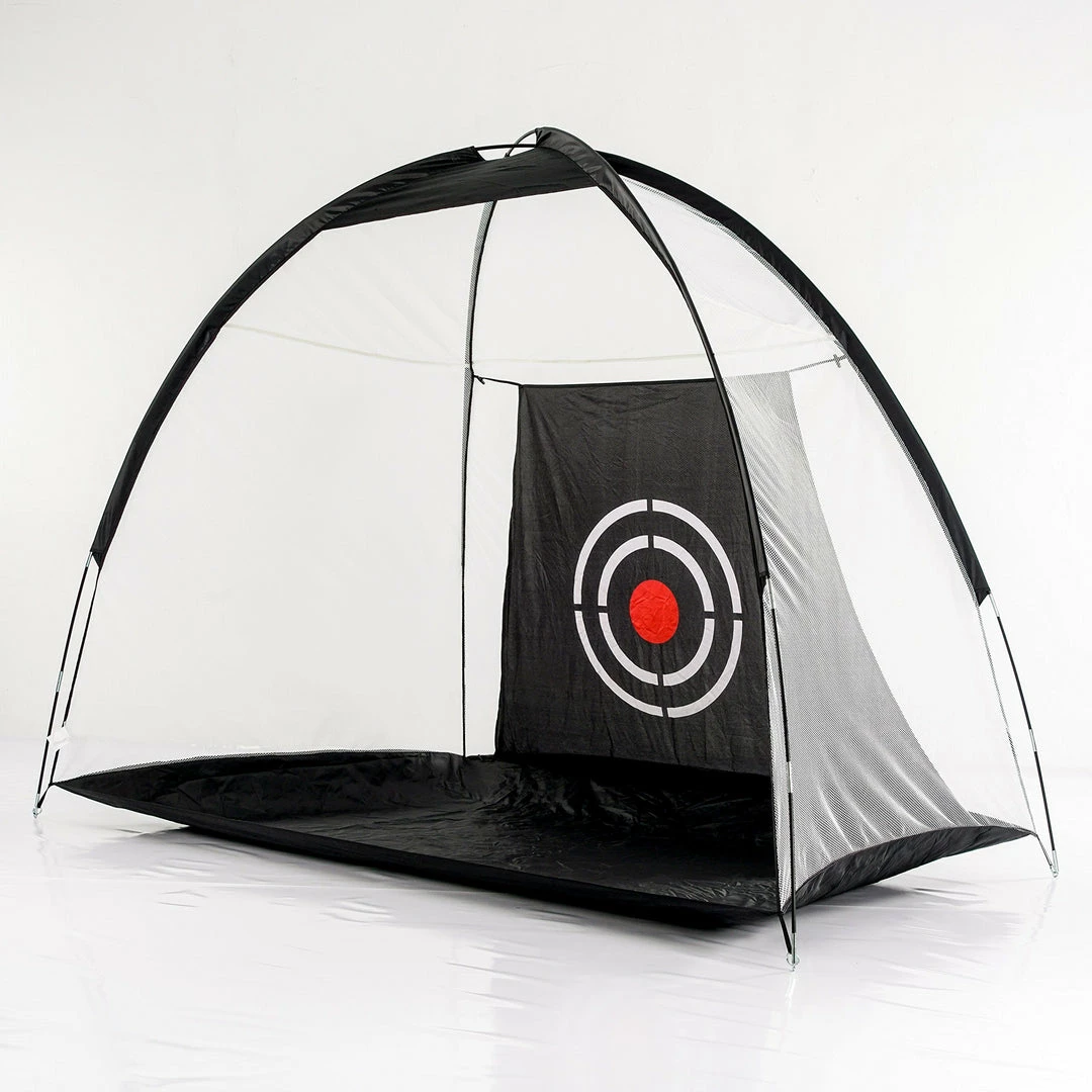 Practice Net & Hitting Mats GolfBasic Foldable Golf Practice BLACK Cage Net