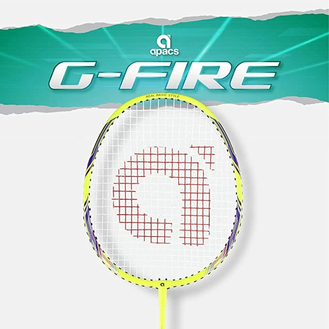 Apacs Badminton Rackets Apacs G-Fire 100 Strung Badminton Racquet (2 Pcs Racket Offer)