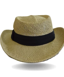 Apparels GolfBasic Men's Straw Hat With Black Band