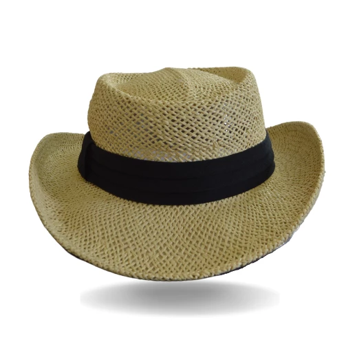 Apparels GolfBasic Men's Straw Hat With Black Band