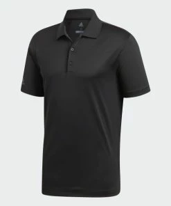 Adidas Performance LC Polo Black T-shirt (US Size) Apparels