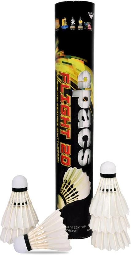 Apacs Flight 20 Badminton Feather Shuttlecock