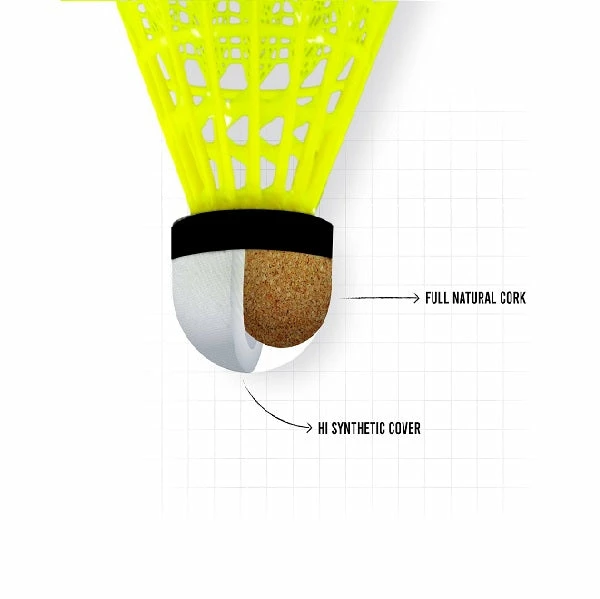 Shuttlecocks Apacs Gold 916 Nylon Shuttlecock