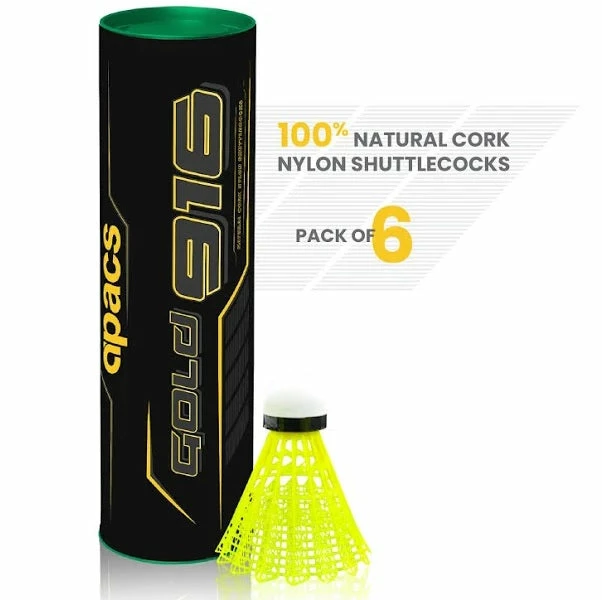 Shuttlecocks Apacs Gold 916 Nylon Shuttlecock