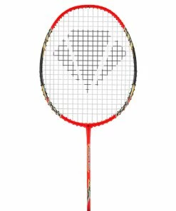 Carlton Badminton Rackets Carlton Carbotec 6200 Strung Badminton Racket - Red/Black