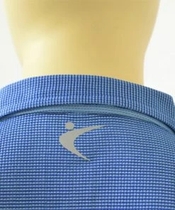 GolfBasic Dots Dryfit T-shirt - Navy Blue Tshirts