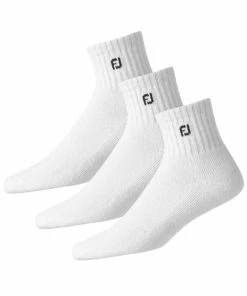 FootJoy ComfortSof Men's Quarter Socks (Pack Of 3 Pr) Golf