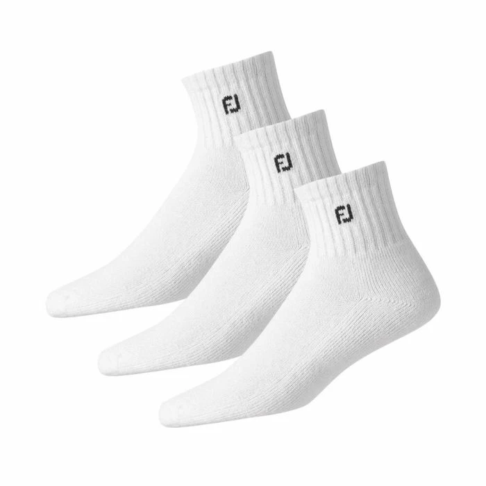 FootJoy ComfortSof Men's Quarter Socks (Pack Of 3 Pr) Golf