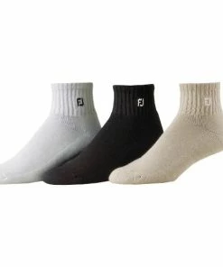 FootJoy ComfortSof Men's Quarter Socks (Pack Of 3 Pr) Golf