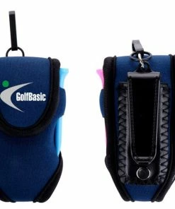 GolfBasic Blue Neoprene Ball Pouch