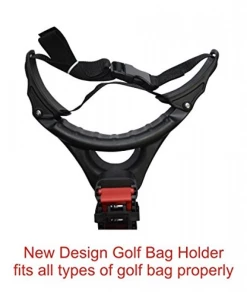 GolfBasic Caddylite Three Wheel Golf Push Cart With Umbrella Holder