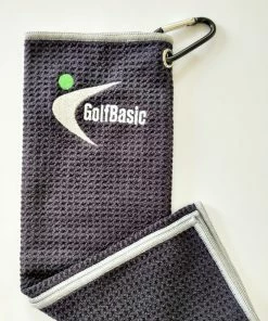 GolfBasic Microfiber Golf Towel Sleeves, Bands & Towels
