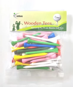 GolfBasic Wooden Tees (3 Sizes)